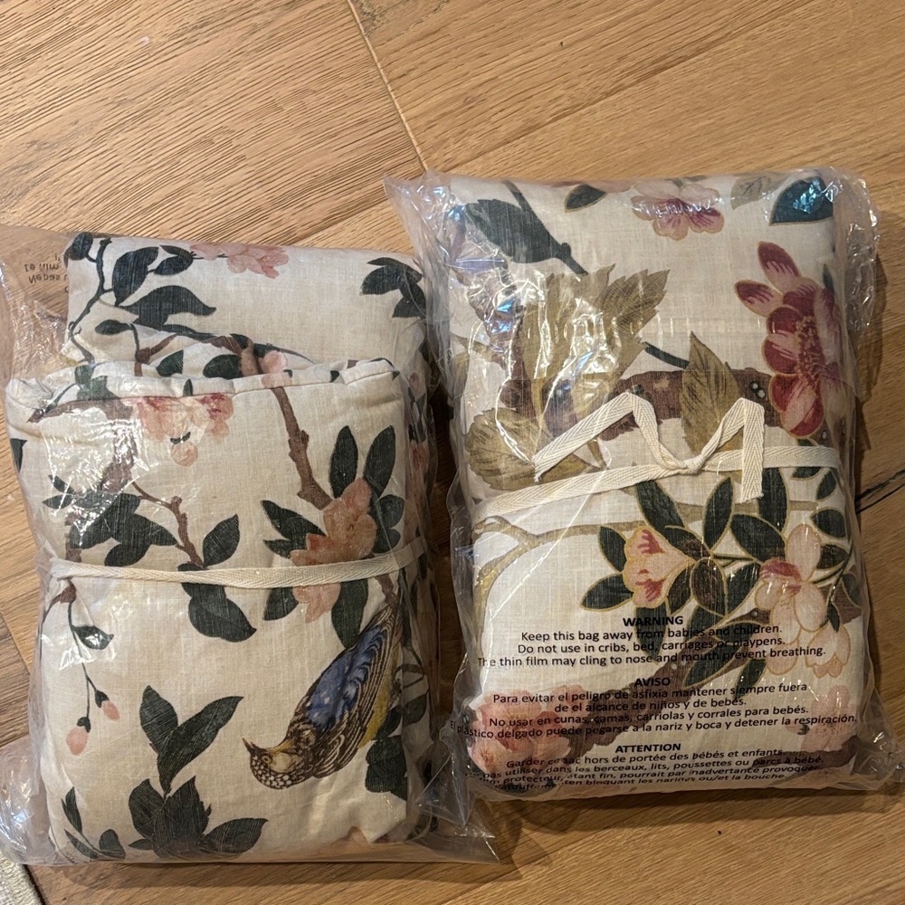 Nola Songbird Pottery Barn King Pillow shams